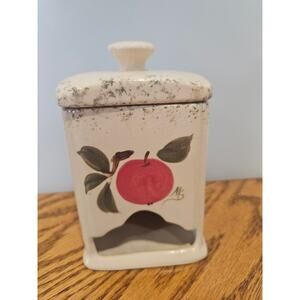 Vintage Sandhurst New Ulm Minn. Ulm ceramics, tea, bag, dispenser.